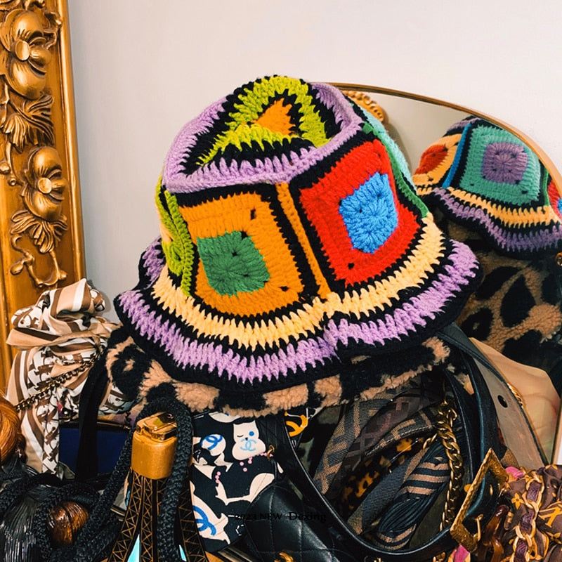 Art School Drop Out Crochet Bucket Hat