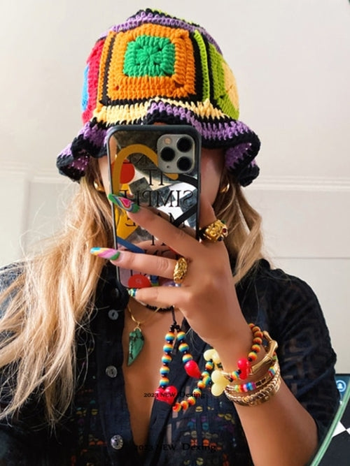 Art School Drop Out Crochet Bucket Hat