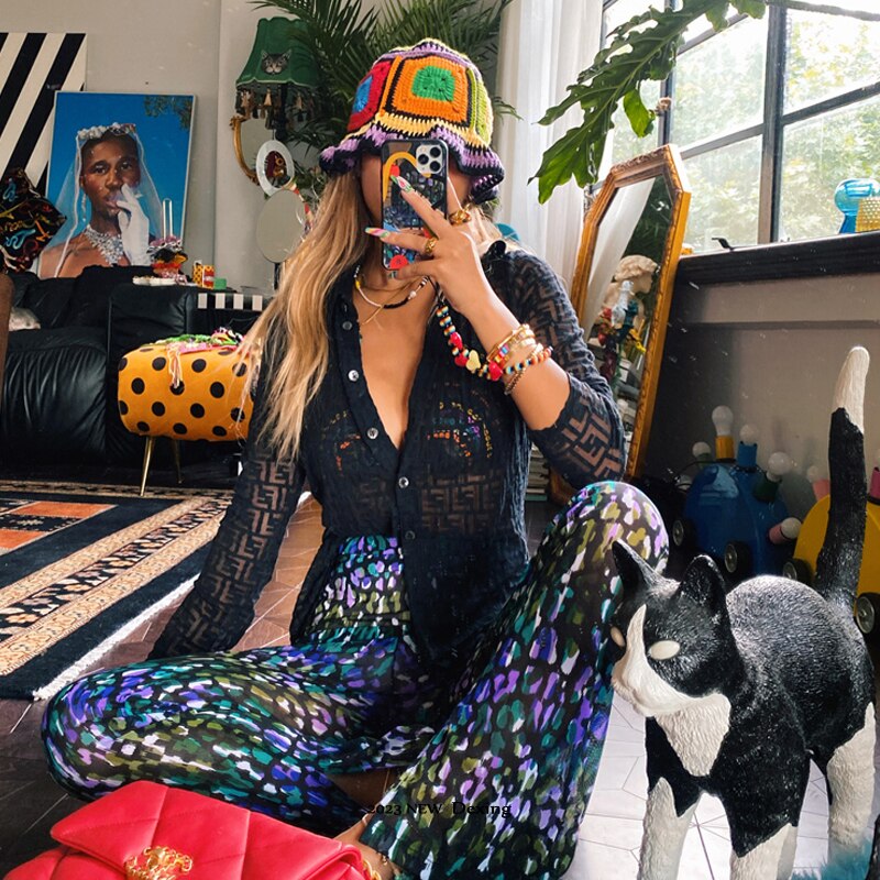 Art School Drop Out Crochet Bucket Hat