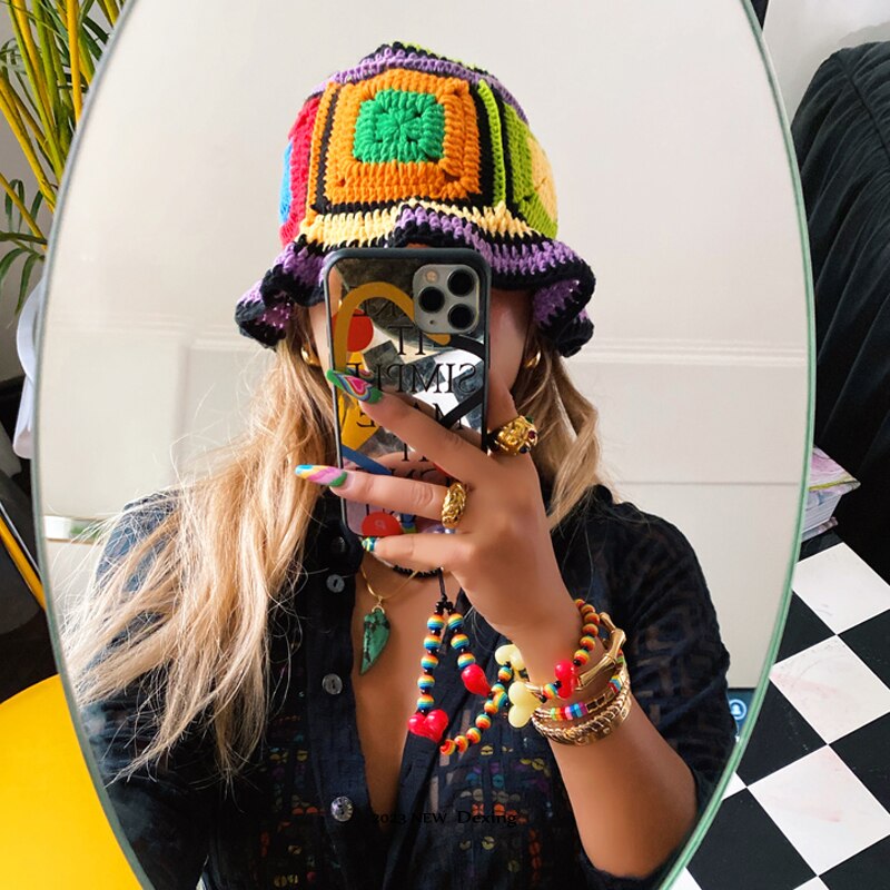 Art School Drop Out Crochet Bucket Hat
