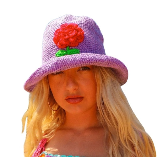 Flowers Everwhere Crochet Bucket