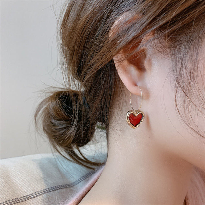 Sweet Burgundy Earrings