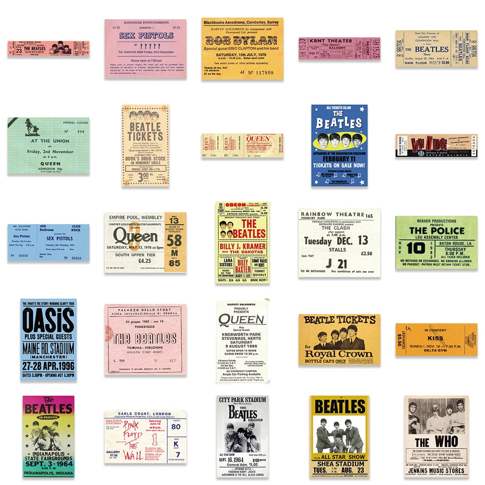 BEATLES STICKERS PACK