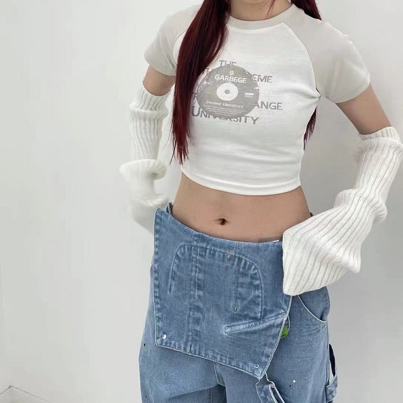 Vintage CD Girl Baby Tee