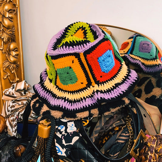 Art School Drop Out Crochet Bucket Hat