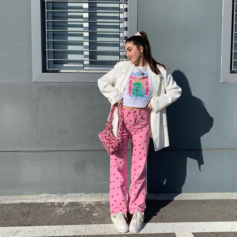 90s Vintage Style Tee Japanese Graphic Print