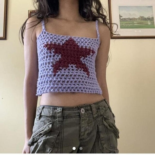 Pixies Punk Crochet Tank
