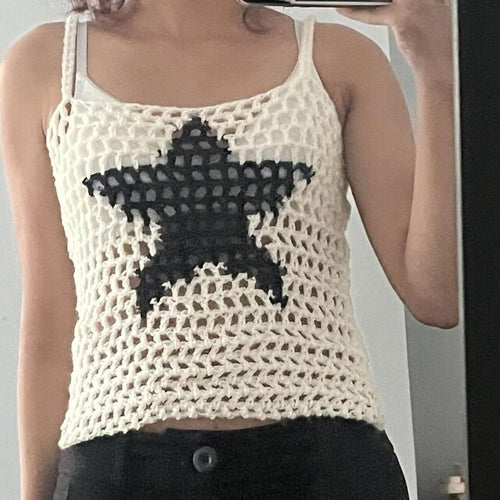Pixies Punk Crochet Tank
