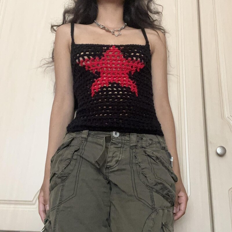 Pixies Punk Crochet Tank
