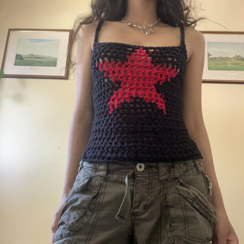Pixies Punk Crochet Tank