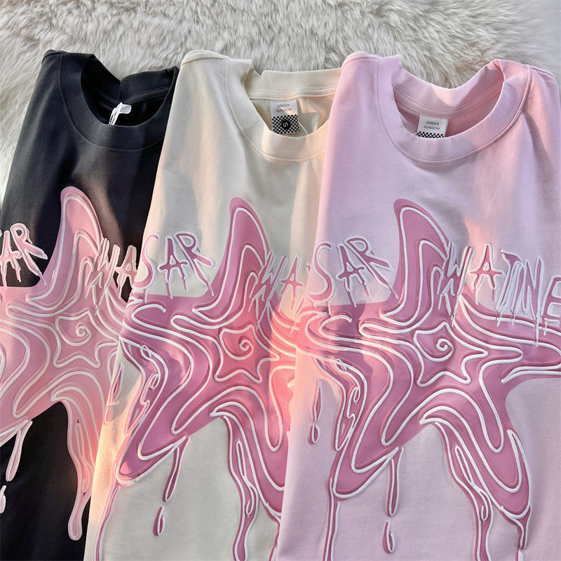 European and American popular graphic T shirts for men and women in