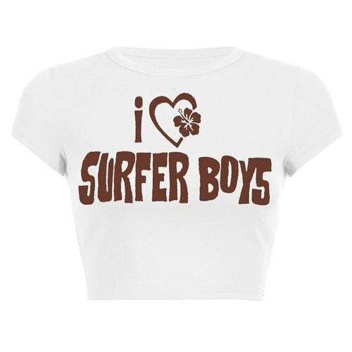 I <3 Surfer Boys! Baby Tee