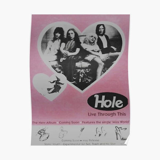 HOLE Vintage Style Poster