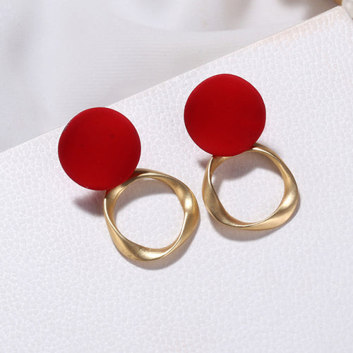Sweet Burgundy Earrings
