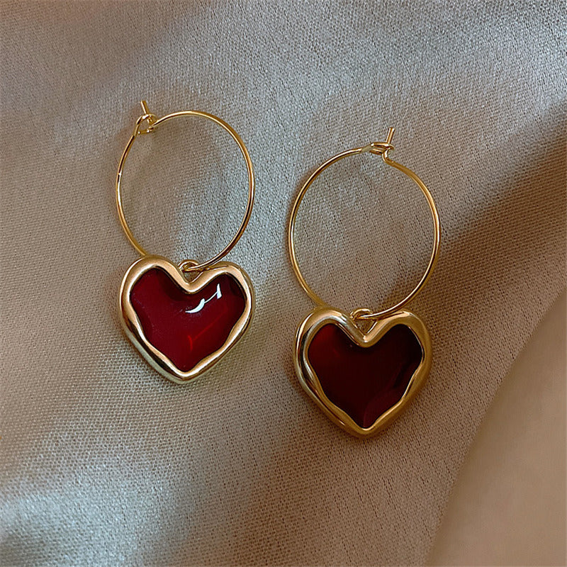 Sweet Burgundy Earrings