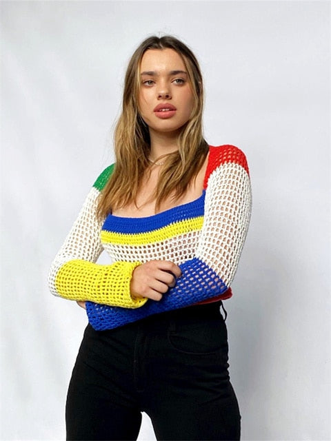 WORLDLY Crochet Knit