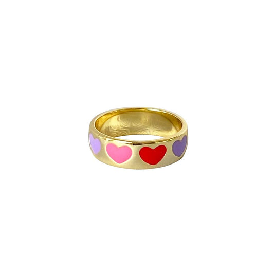 Golden Heart Ring