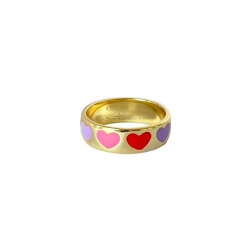 Golden Heart Ring