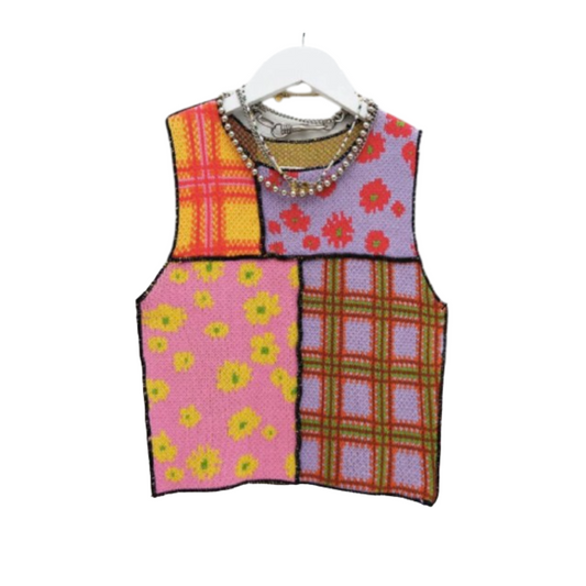 'PRETTY N PATCHWORK' SWEATER