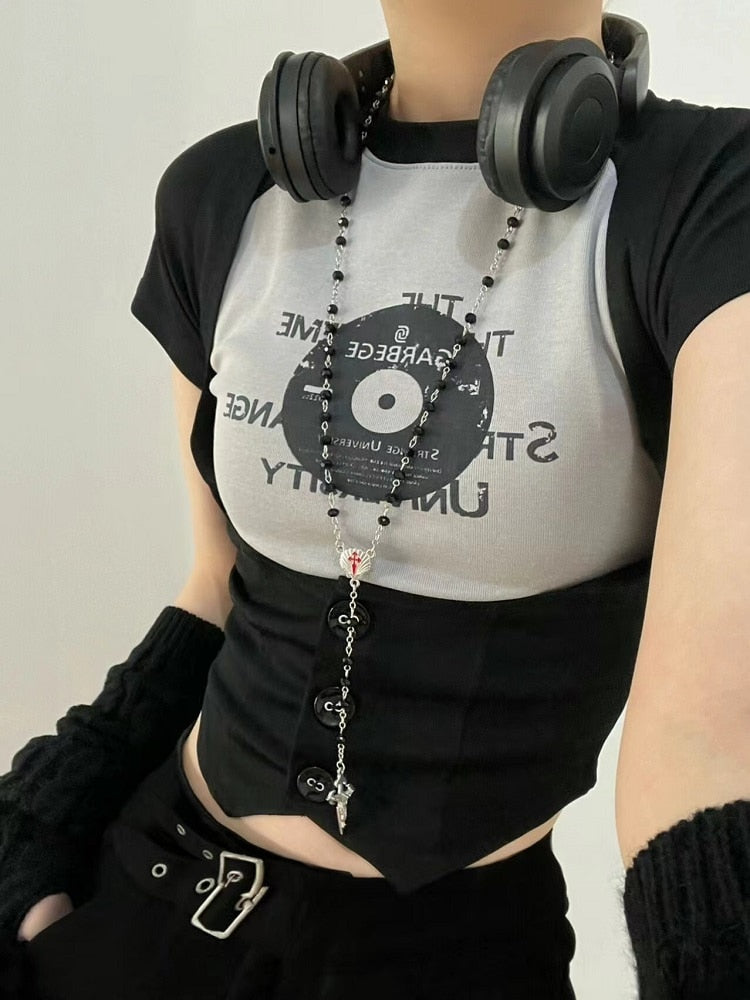 Vintage CD Girl Baby Tee
