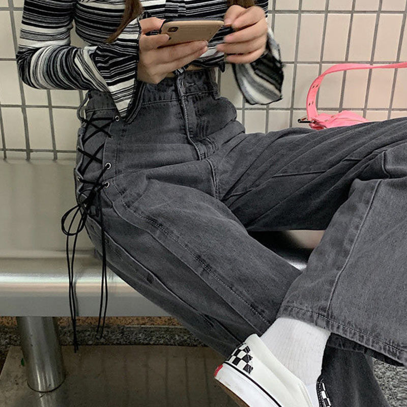 LACE UP Denim