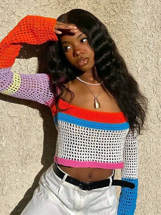WORLDLY Crochet Knit